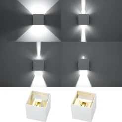 Kinkiet LUCA biały LED IP54