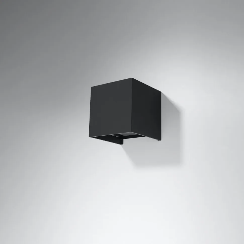 Kinkiet LUCA czarny LED IP54