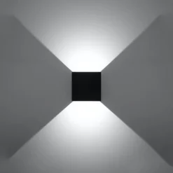 Kinkiet LUCA czarny LED IP54