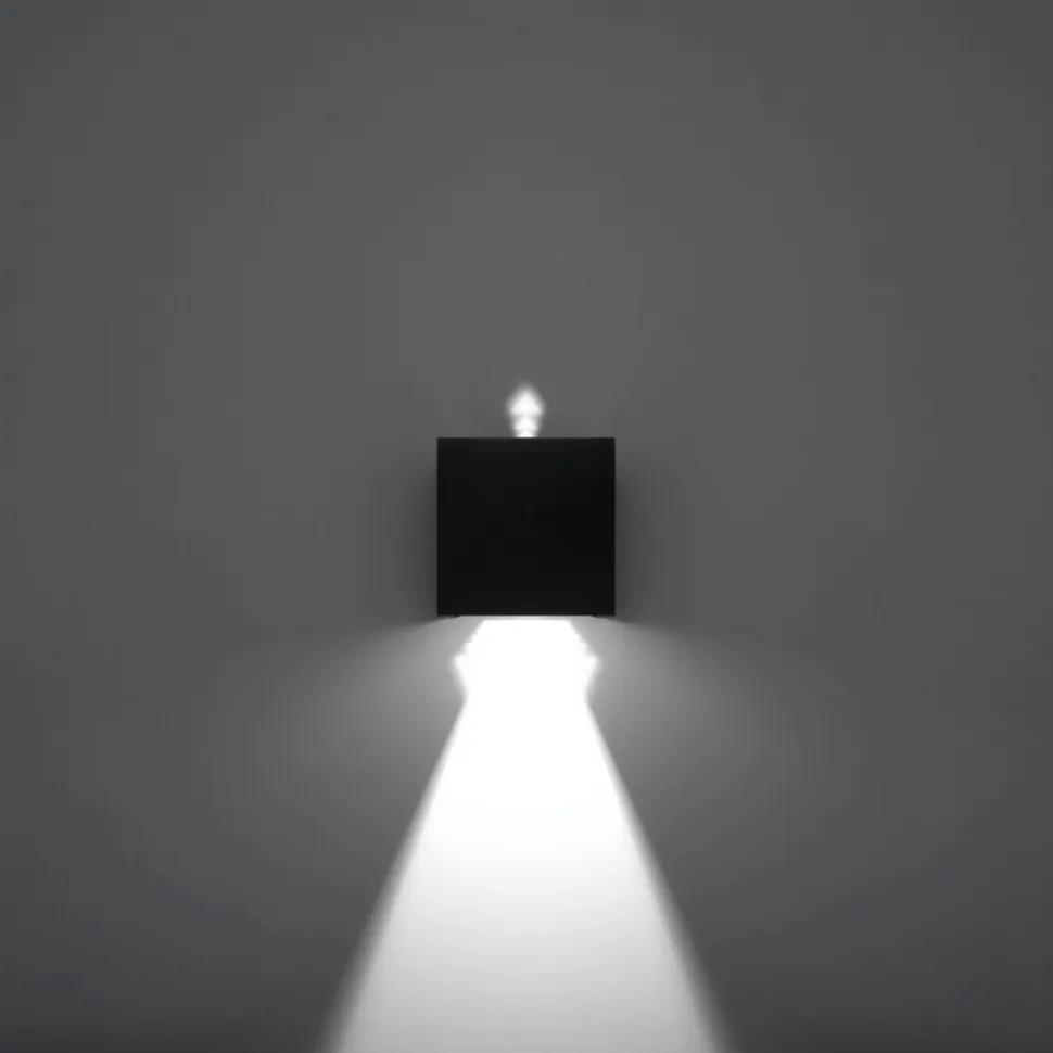 Kinkiet LUCA czarny LED IP54