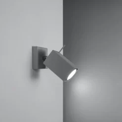 Kinkiet MERIDA 1 szary