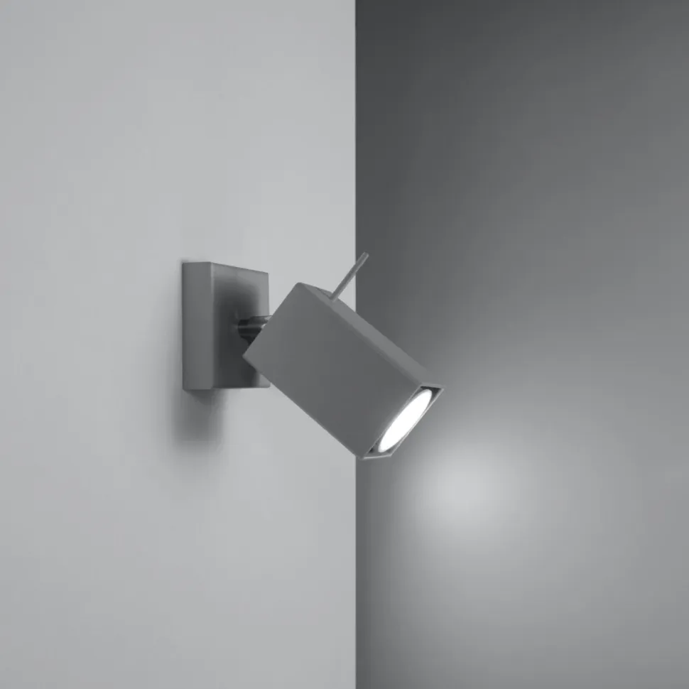 Kinkiet MERIDA 1 szary