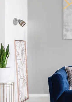 Kinkiet Milton 1x10W E14 chrom