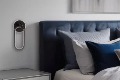 Kinkiet MONET lampa owal czarny 13W LED  3000K, 4000K, 6000K klosz biały