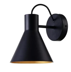 Kinkiet More 1x40W E27 czarny matowy