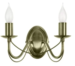 Kinkiet Muza 2x40W E14 patyna