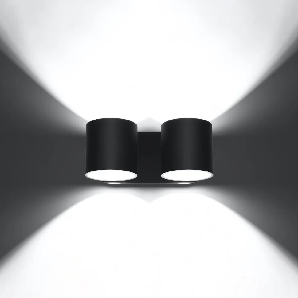 Kinkiet ORBIS 2 czarny