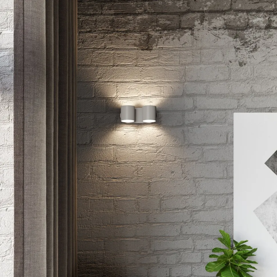 Kinkiet ORBIS 2 szary