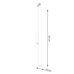 Kinkiet PASTELO 2 zielony oliwkowy