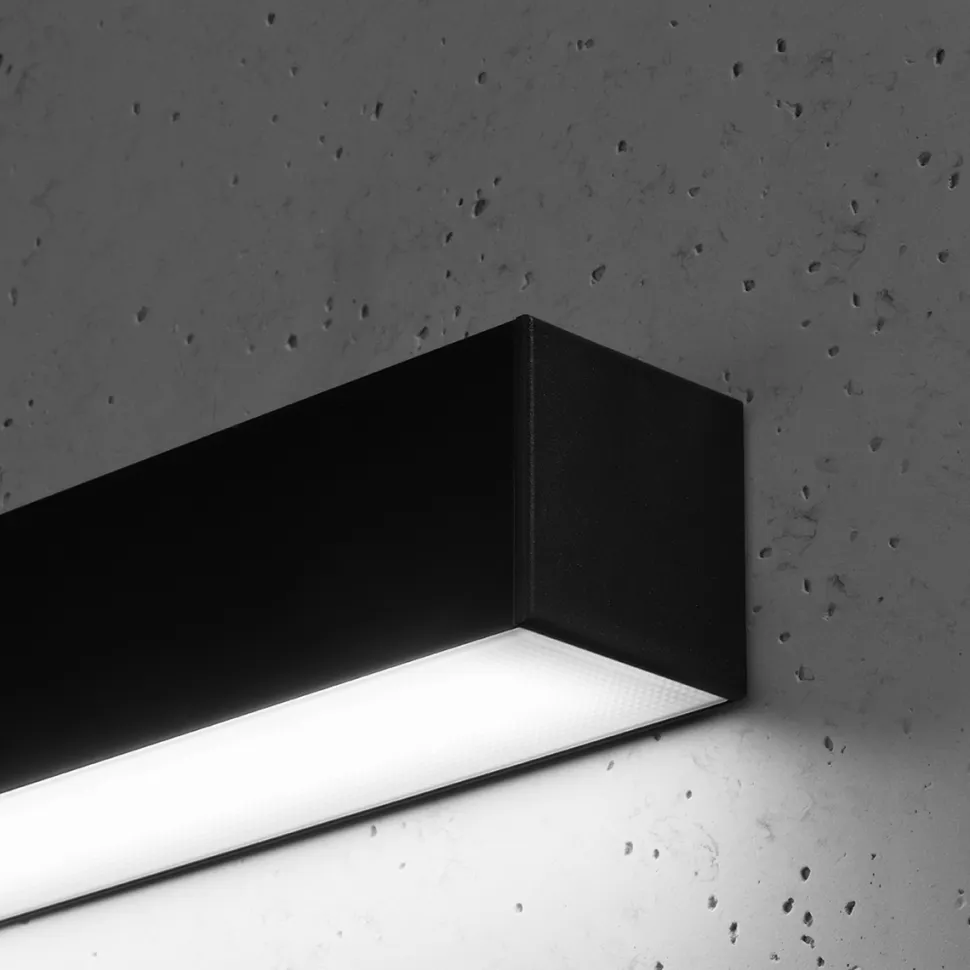 Kinkiet PINNE 90 czarny 4000K