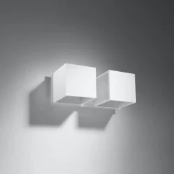 Kinkiet QUAD 2 biały