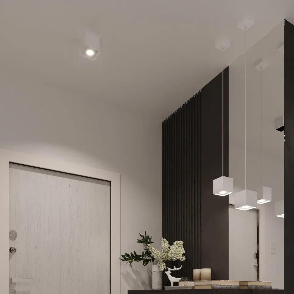 Kinkiet QUAD 1 biały