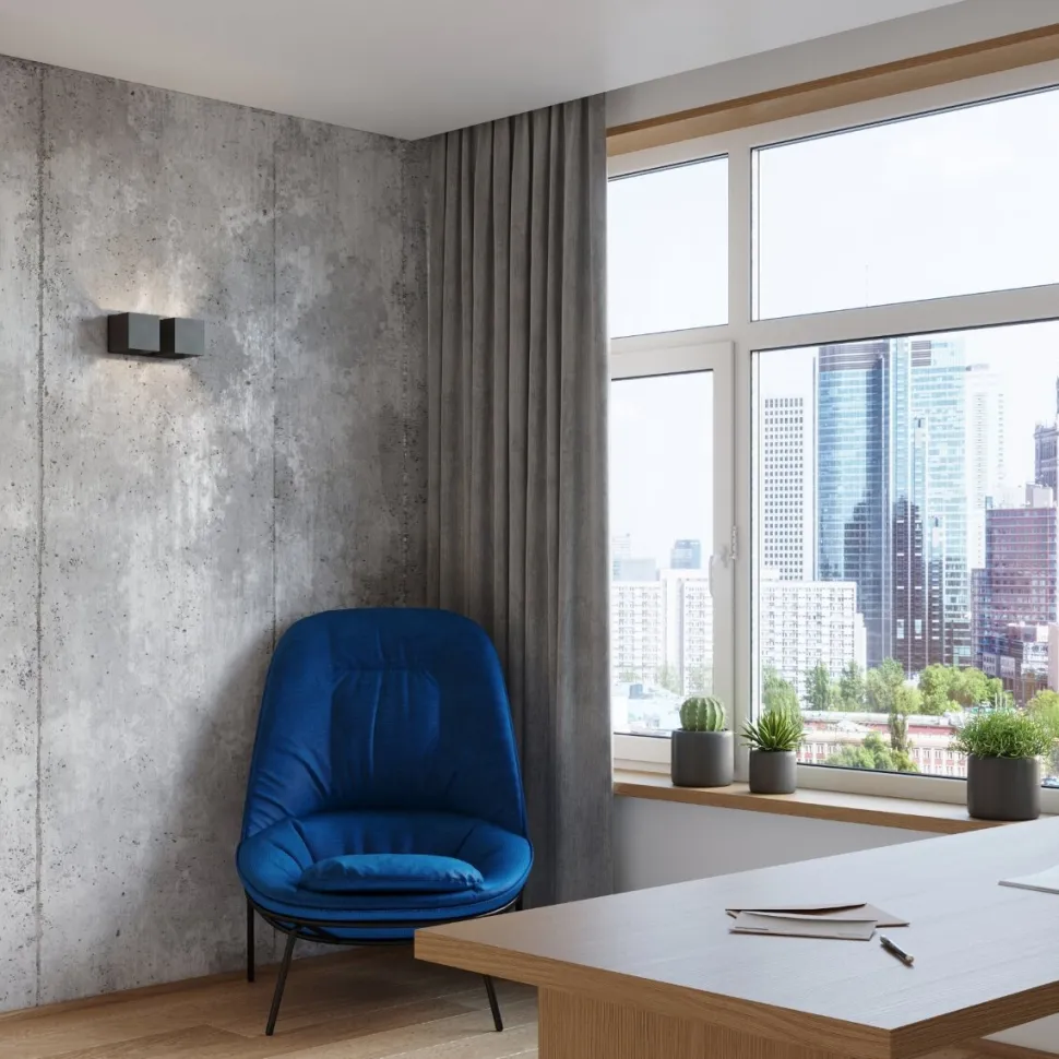 Kinkiet QUAD 2 czarny