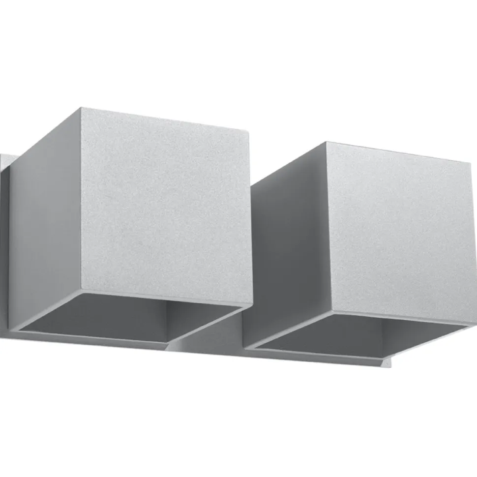 Kinkiet QUAD 2 szary