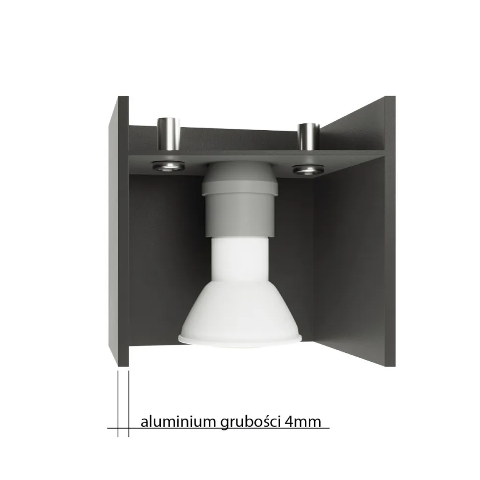 Kinkiet QUAD MAXI biały