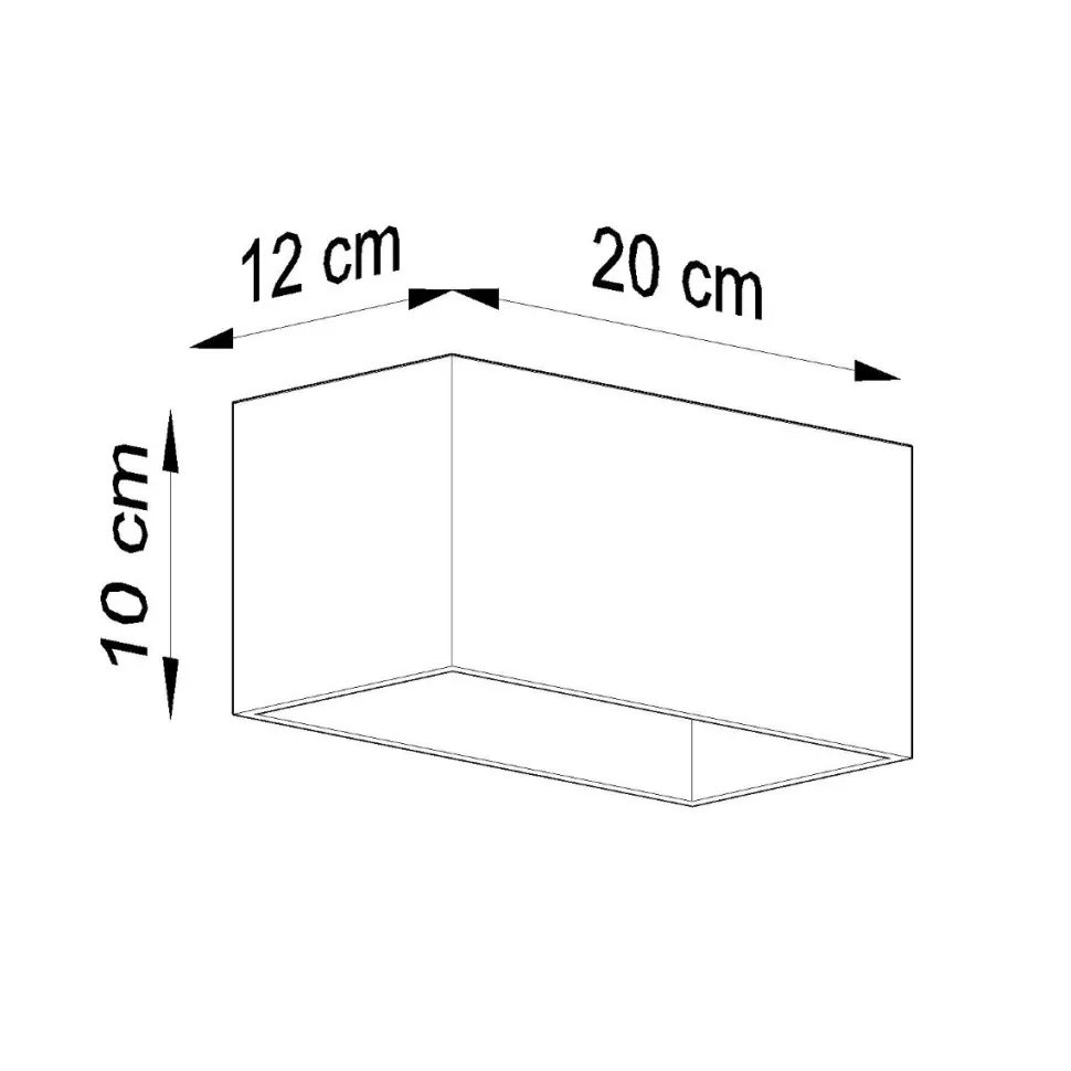 Kinkiet QUAD MAXI biały