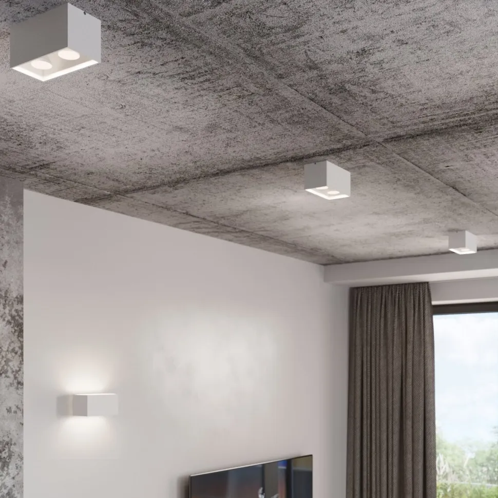 Kinkiet QUAD MAXI biały