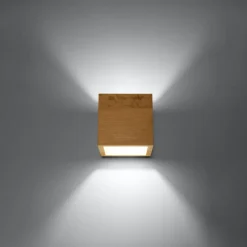 Kinkiet QUAD naturalne drewno