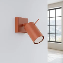 Kinkiet RING ochra czerwona