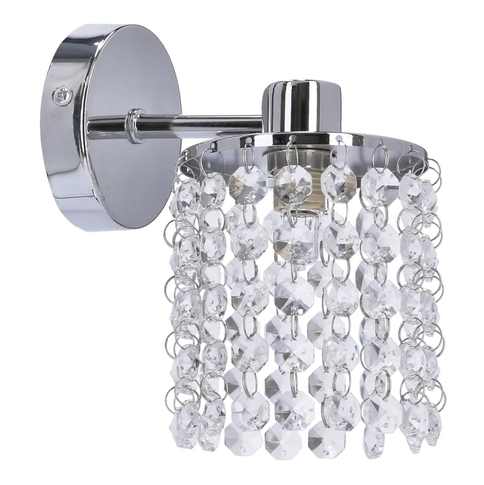 Kinkiet Royal 1x40W G9 chrom+kryształki