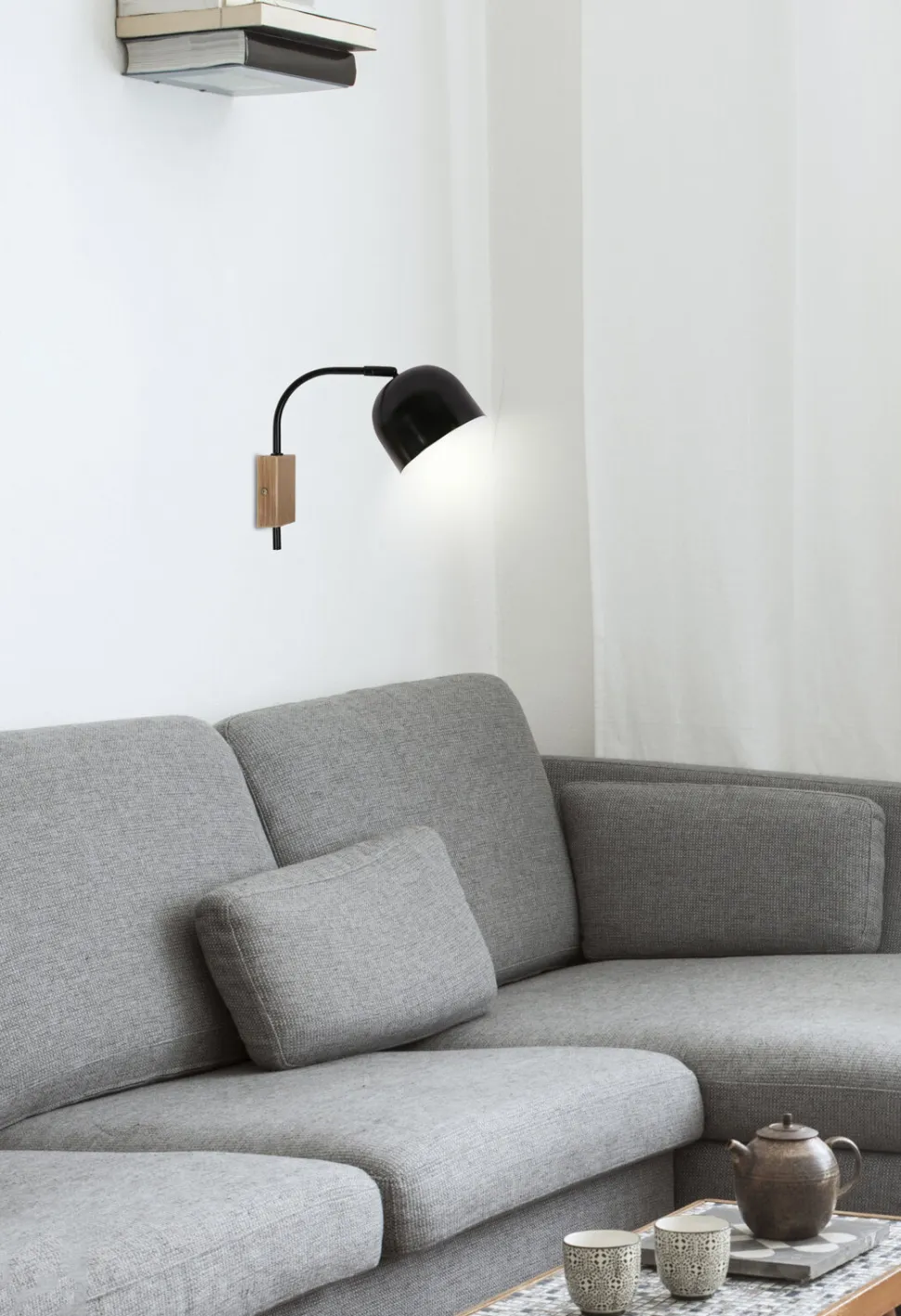 Kinkiet Rupi lampa 1x40W E27 czarny