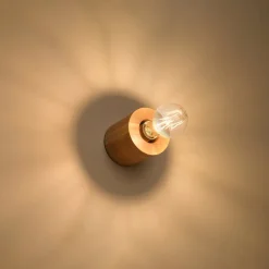 Kinkiet SALGADO naturalne drewno