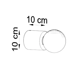 Kinkiet SALGADO naturalne drewno