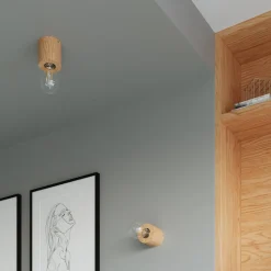 Kinkiet SALGADO naturalne drewno