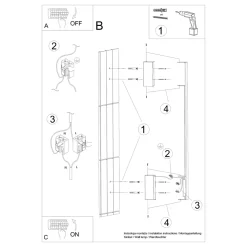 Kinkiet SAPPO M biały LED 3000K