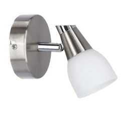 Kinkiet Selia 1x40W G9 nikiel mat/chrom biały (bż)