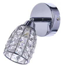 Kinkiet Shiba lampa chromowy 1x15W G9  klosz bezbarwny