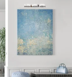 Kinkiet Shipi 3x3W LED kryształki stal  nierdzewna