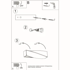 Kinkiet SIGMA czarny