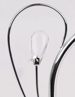 Kinkiet Simpli 1*40W E27 chrom   z kryształkiem+klosz z paskiem