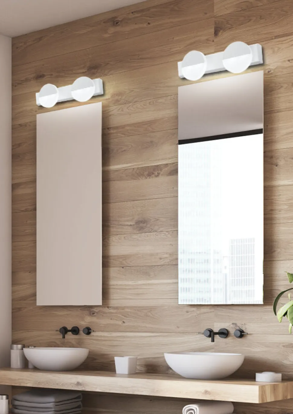 Kinkiet Sing 2x3W LED biały 4000K