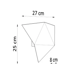 Kinkiet SOLIDO biały