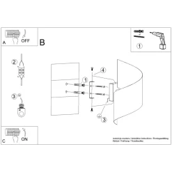Kinkiet TALASSA biały
