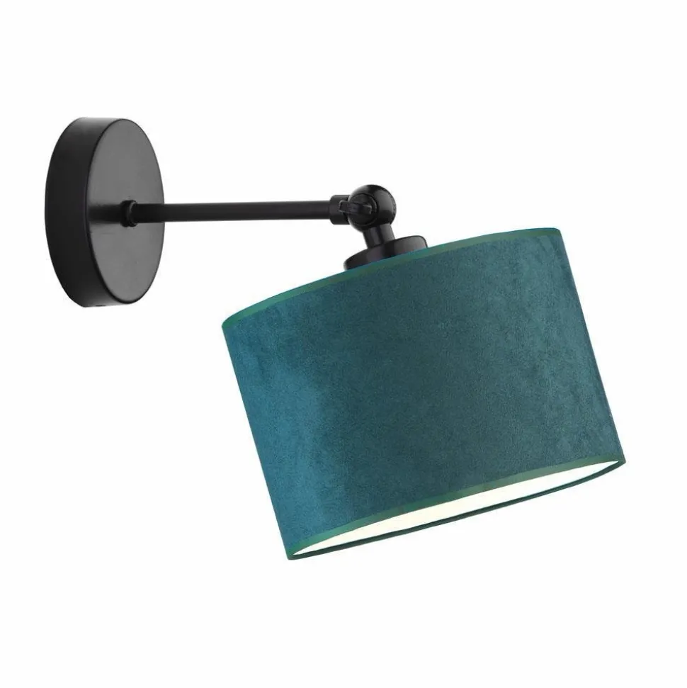 Kinkiet TETE czarny, zieleń butelkowa