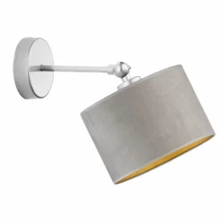 Kinkiet TETE GOLD srebrny, szary