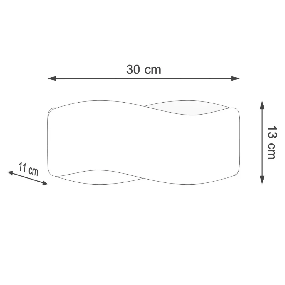 Kinkiet TILA 30 biały