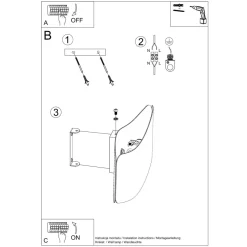 Kinkiet TILA 30 biały