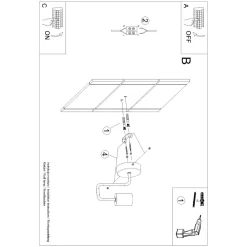 Kinkiet TIMBO czarny