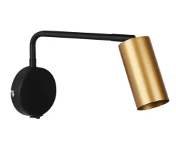Kinkiet Tina lampa czarno złoty 1x15W  GU10