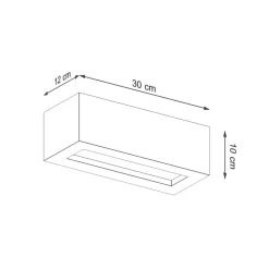 Kinkiet VEGA 30 beton