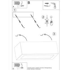 Kinkiet VEGA 30 beton