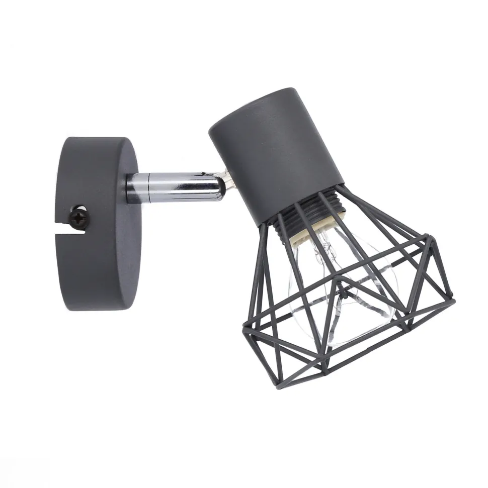 Kinkiet Verve 1x40W E14 matowy szary