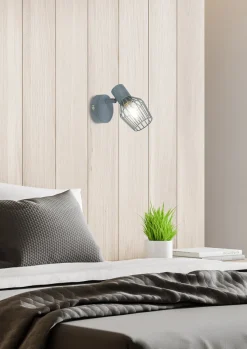 Kinkiet Viking 1x40W E14 szary