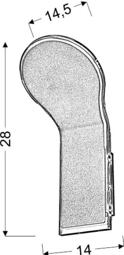 Kinkiet Vilana LED 1x5W smd 230V/50hz