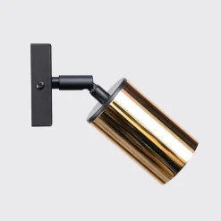 Kinkiet WINX czarny/złoty