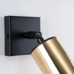 Kinkiet WINX czarny/złoty